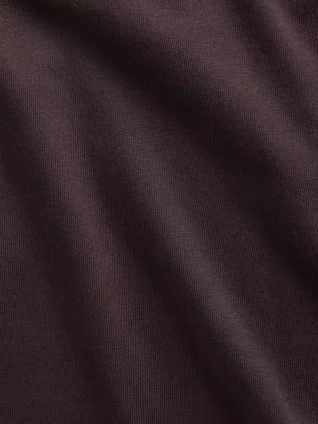 Yetişkinler İçin Ağır Dokulu Kısaltılmış Tişört