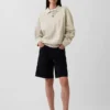 Yetişkinler İçin Ağır Dokuma Oversized Polo Tişört
