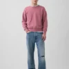Yetişkinler İçin Ağır Fransız Terli Oversized Sweatshirt