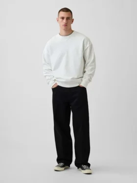 Yetişkinler İçin Ağır Fransız Terli Oversized Sweatshirt