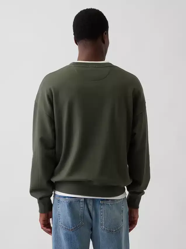 Yetişkinler İçin Ağır Fransız Terli Oversized Sweatshirt