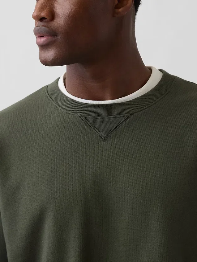 Yetişkinler İçin Ağır Fransız Terli Oversized Sweatshirt