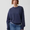 Yetişkinler İçin Ağır Fransız Terli Oversized Sweatshirt