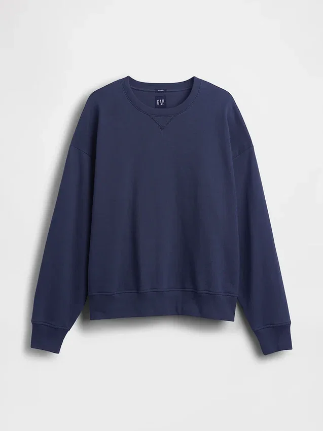 Yetişkinler İçin Ağır Fransız Terli Oversized Sweatshirt