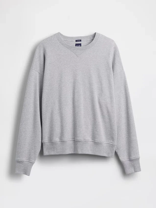 Yetişkinler İçin Ağır Fransız Terli Oversized Sweatshirt