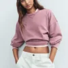Yetişkinler İçin Ağır Fransız Terli Oversized Sweatshirt