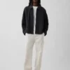 Yetişkinler İçin Ağır Kaliteli Oversized Fermuarlı Ceket