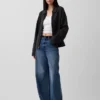 Yetişkinler İçin Ağır Kaliteli Oversized Fermuarlı Ceket
