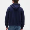 Yetişkinler İçin Ağır Kaliteli Oversized Fermuarlı Kapüşonlu Sweatshirt
