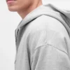 Yetişkinler İçin Ağır Kaliteli Oversized Fermuarlı Kapüşonlu Sweatshirt