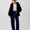 Yetişkinler İçin Ağır Kaliteli Oversized Fermuarlı Kapüşonlu Sweatshirt