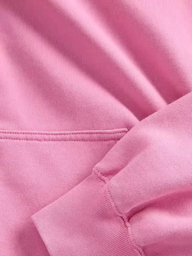 Yetişkinler İçin Ağır Kaliteli Oversized Kısa Fermuarlı Kapüşonlu Sweatshirt