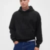 Yetişkinler İçin Ekstra Ağır Fransız Teri Kapüşonlu Sweatshirt