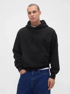 Yetişkinler İçin Ekstra Ağır Fransız Teri Kapüşonlu Sweatshirt