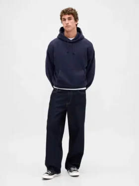 Yetişkinler İçin Ekstra Ağır Fransız Teri Kapüşonlu Sweatshirt