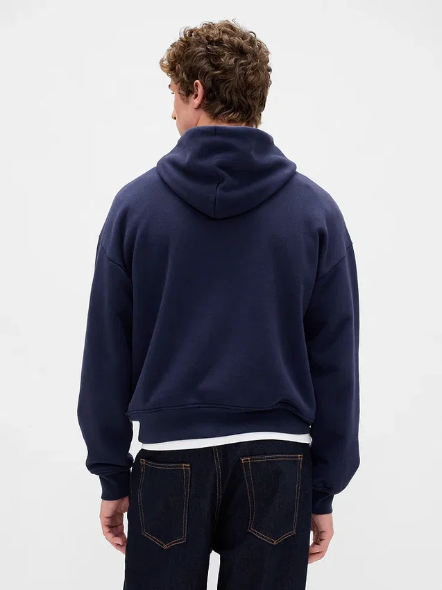 Yetişkinler İçin Ekstra Ağır Fransız Teri Kapüşonlu Sweatshirt