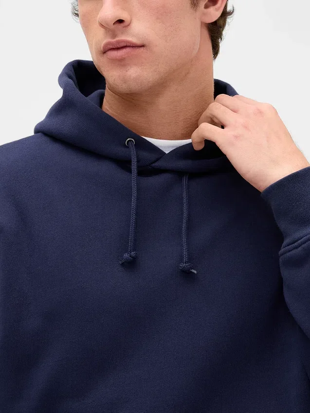 Yetişkinler İçin Ekstra Ağır Fransız Teri Kapüşonlu Sweatshirt