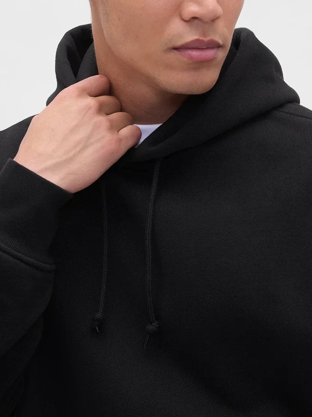 Yetişkinler İçin Ekstra Ağır Fransız Teri Kapüşonlu Sweatshirt