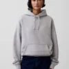 Yetişkinler İçin Ekstra Ağır Fransız Teri Kapüşonlu Sweatshirt