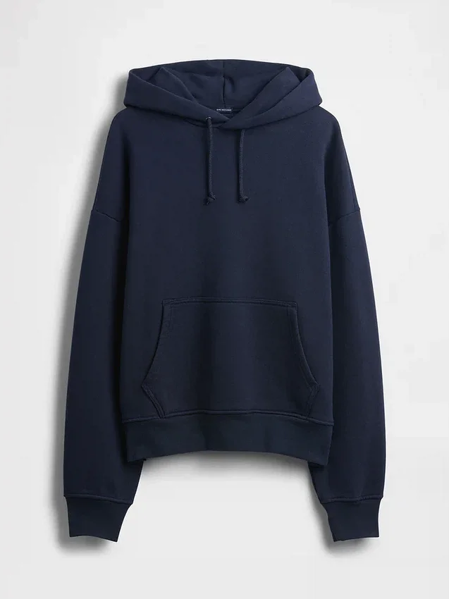 Yetişkinler İçin Ekstra Ağır Fransız Teri Kapüşonlu Sweatshirt
