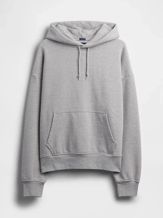 Yetişkinler İçin Ekstra Ağır Fransız Teri Kapüşonlu Sweatshirt