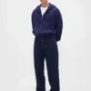 Yetişkinler İçin Ekstra Kalın Fransız Teri Fermuarlı Kapüşonlu Sweatshirt