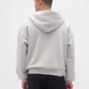 Yetişkinler İçin Ekstra Kalın Fransız Teri Fermuarlı Kapüşonlu Sweatshirt
