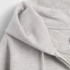 Yetişkinler İçin Ekstra Kalın Fransız Teri Fermuarlı Kapüşonlu Sweatshirt