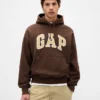 Yetişkinler İçin Ekstra Kalın Fransız Teri Oversize Logolu Kapüşonlu Sweatshirt