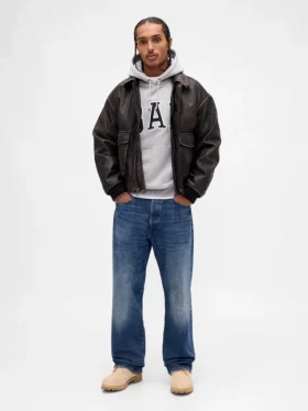 Yetişkinler İçin Ekstra Kalın Fransız Teri Oversize Logolu Kapüşonlu Sweatshirt