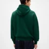 Yetişkinler İçin Ekstra Kalın Fransız Teri Oversize Logolu Kapüşonlu Sweatshirt