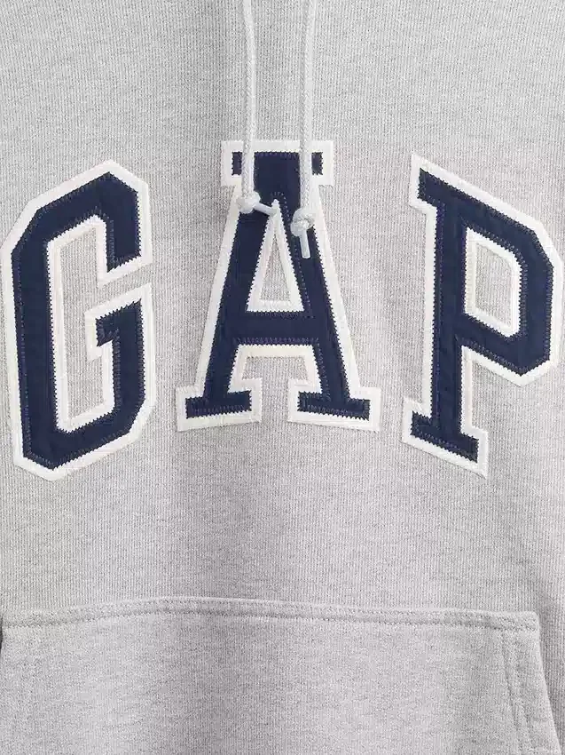 Yetişkinler İçin Ekstra Kalın Fransız Teri Oversize Logolu Kapüşonlu Sweatshirt