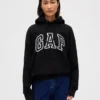 Yetişkinler İçin Ekstra Kalın Fransız Teri Oversize Logolu Kapüşonlu Sweatshirt