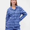 Yetişkinler İçin En Yumuşak Flanel Pijama Gömleği