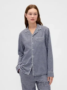 Yetişkinler İçin En Yumuşak Flanel Pijama Gömleği