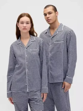 Yetişkinler İçin En Yumuşak Flanel Pijama Gömleği
