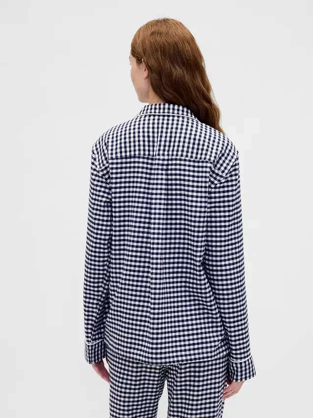 Yetişkinler İçin En Yumuşak Flanel Pijama Gömleği