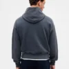 Yetişkinler İçin Kalın, Bol Kesim Logolu Kapüşonlu Sweatshirt