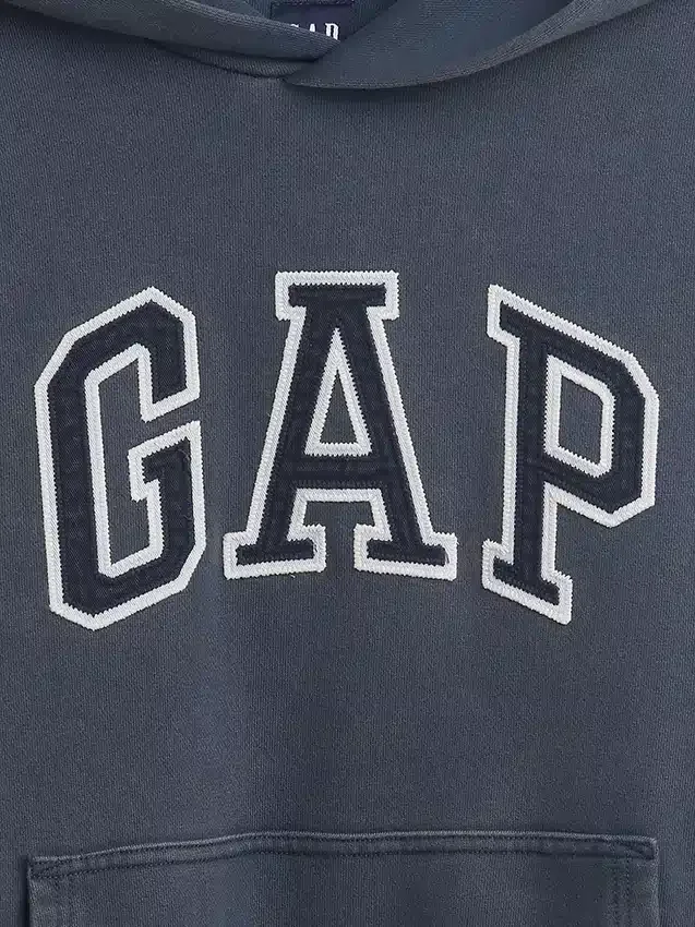 Yetişkinler İçin Kalın, Bol Kesim Logolu Kapüşonlu Sweatshirt