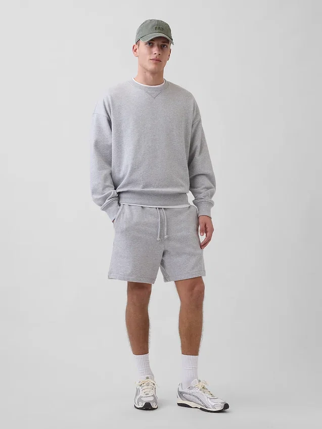 Yetişkinler İçin Kalın Fransız Terli Sweat Şortlar
