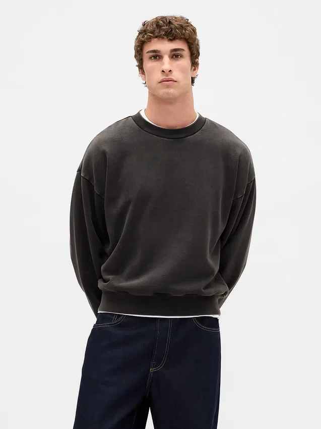 Yetişkinler İçin Kalın, Oversize Sweatshirt