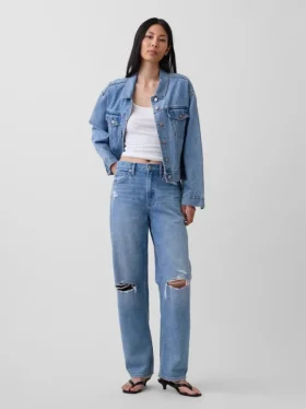 Yüksek Bel Barrel Jean'ler