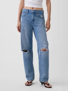 Yüksek Bel Barrel Jean’ler
