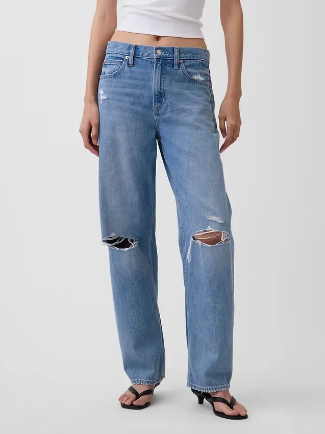 Yüksek Bel Barrel Jean'ler