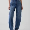 Yüksek Bel Barrel Jean'ler