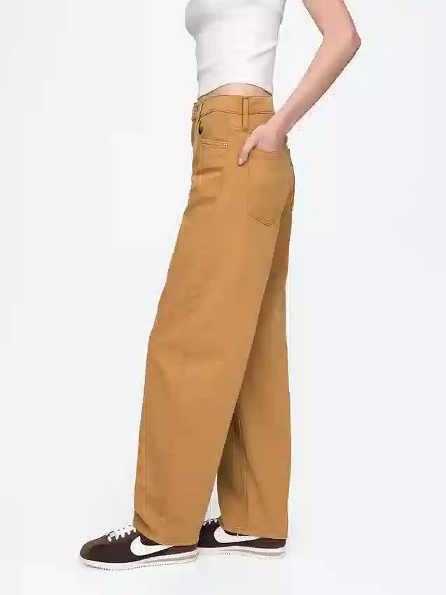 Yüksek Bel Barrel Jean'ler