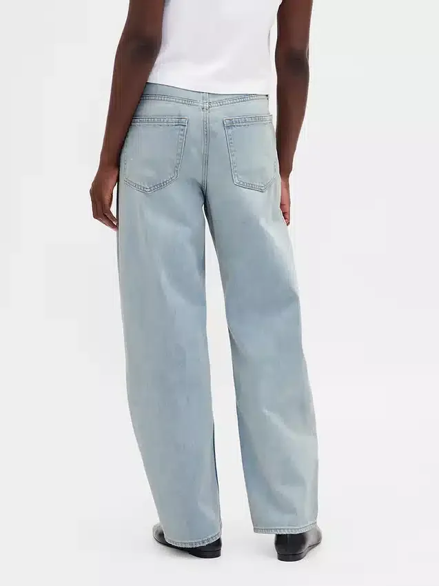 Yüksek Bel Barrel Jean'ler