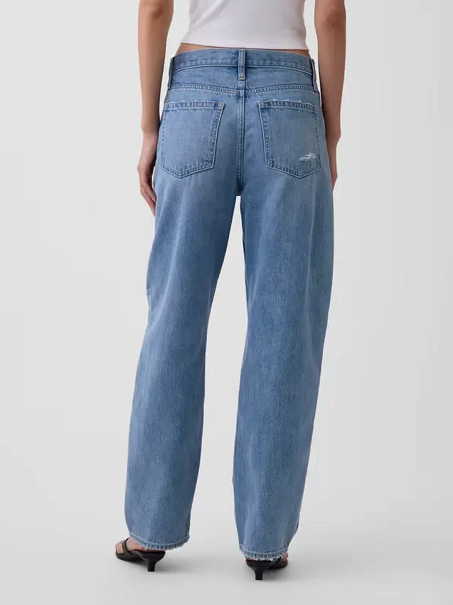 Yüksek Bel Barrel Jean'ler