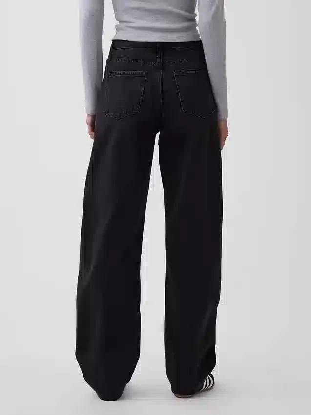 Yüksek Bel Barrel Jean'ler