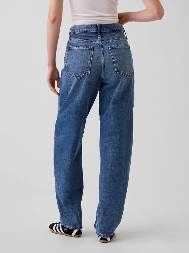 Yüksek Bel Barrel Jean'ler